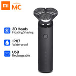 Xiaomi Mijia Electric Shaver for Men Rechargeable Flex Razor 3 Head Dry Wet Shaving Machine Beard Trimmer Washable Dual Blade