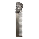 High Quality Cool Men Beard Shaping Template Stainless Steel Beard Comb Men Hair Beard Trim Tool