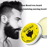 Red/Yellow Natural Organic Men Beard Balm Moisturizing Smoothing Moustache Wax for Dashing Gentlemen  Cosmetic